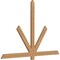 Ekena Millwork Kennewick Timber Gable Bracket, Western Red Cedar, 72"W x 48"H x 1 1/2"D x 3 1/2"F, 16/12 Pitch GBW072X48X0204KEN00SWR - alternate 5